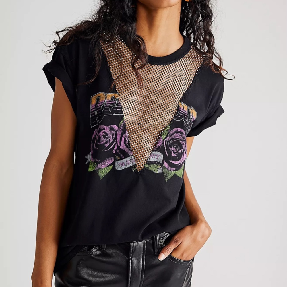 Vintage Souls Rebel Soul Embellished Tee-A700